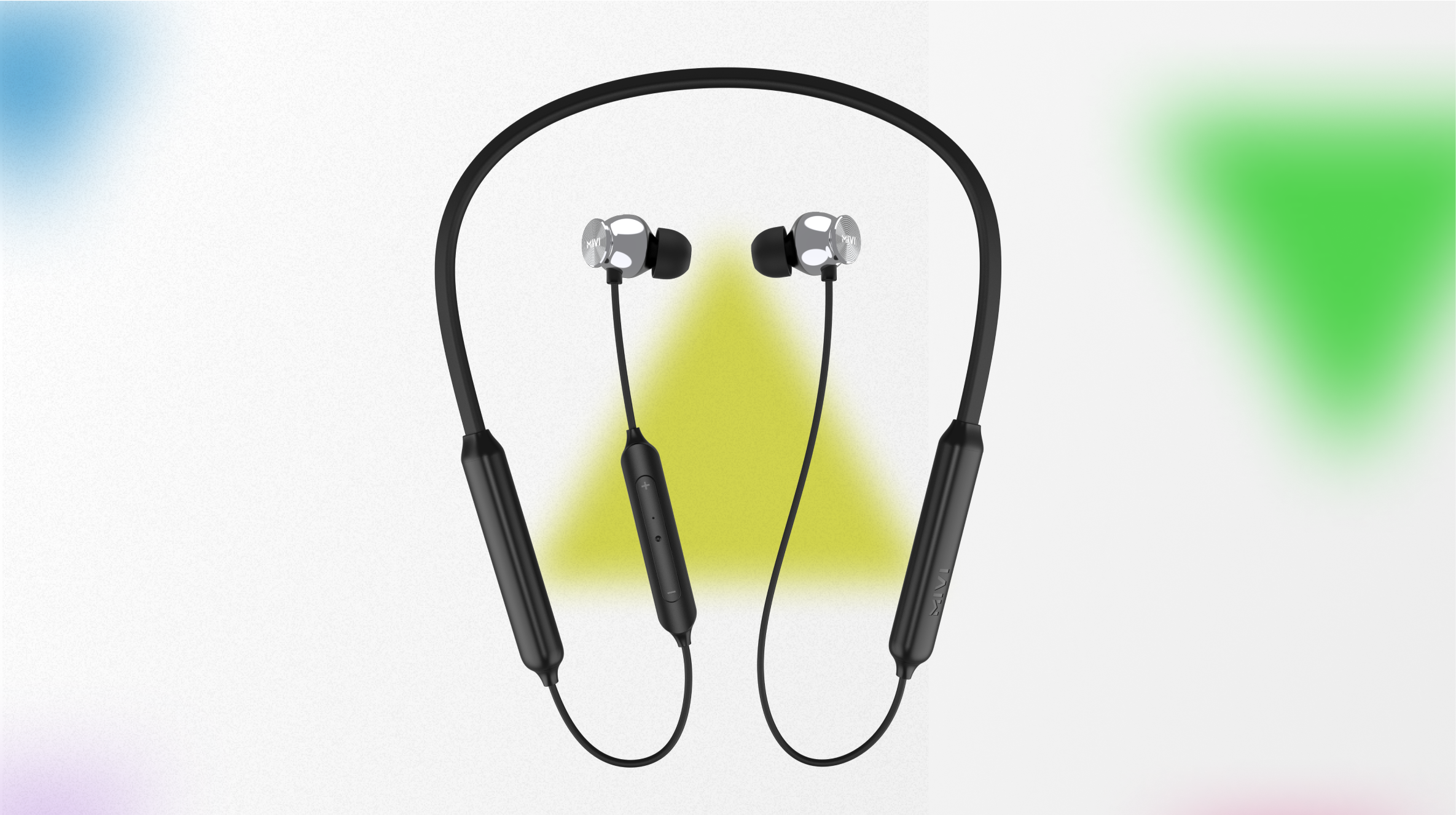 Collar classic pro neckband with yellow and white background