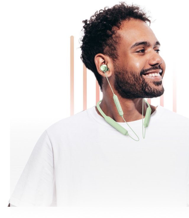 Man weared collar classic pro rich sound