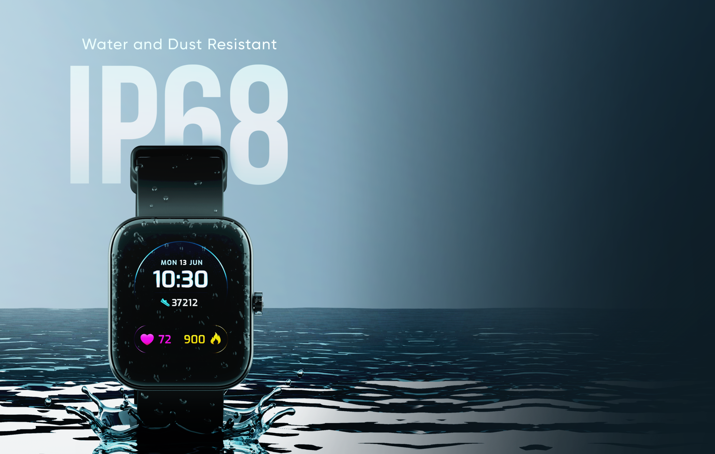 IP 68 Water resistant Model E smart watch