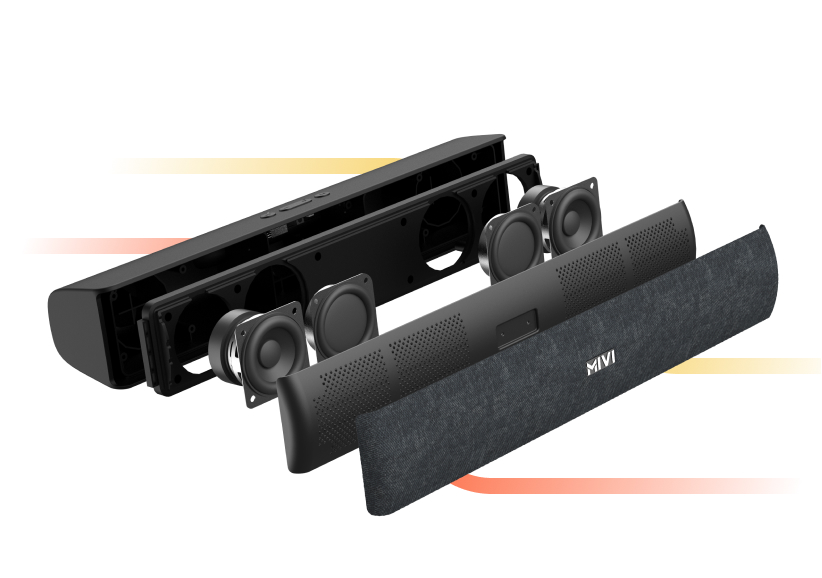 Brilliant radiator contains with Fort 16 soundbar