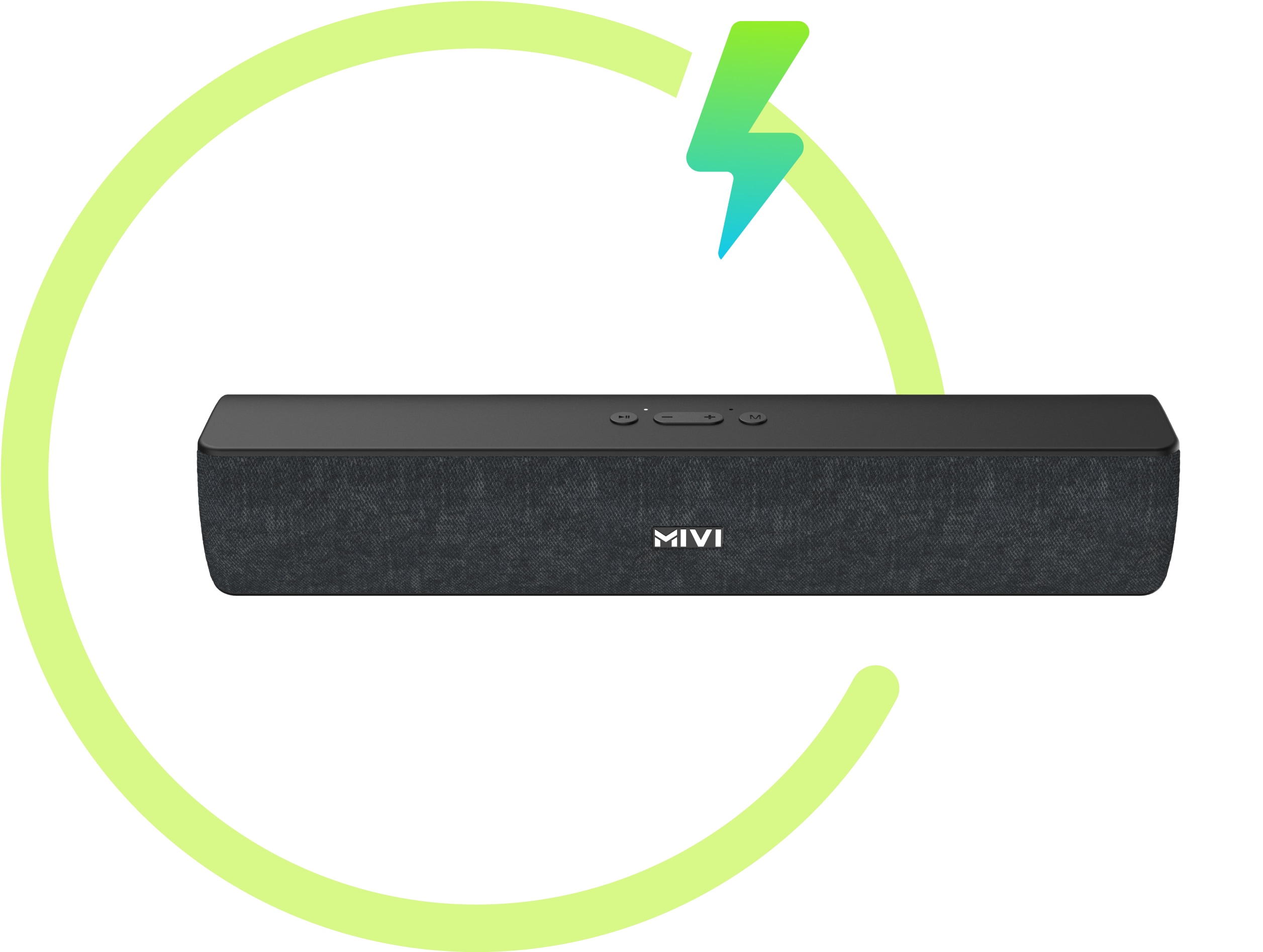 Soundbar Fort 16 is with unstoppable battery life in PC view