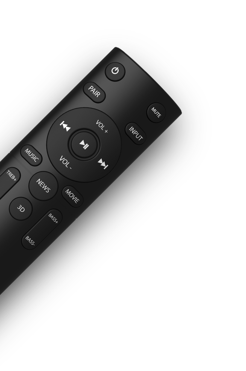 Fort 200 soundbar remote